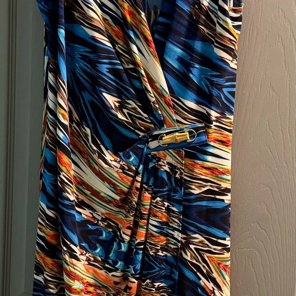 Robbie Bee Colorful Patterned Dress - Picture 2 of 5